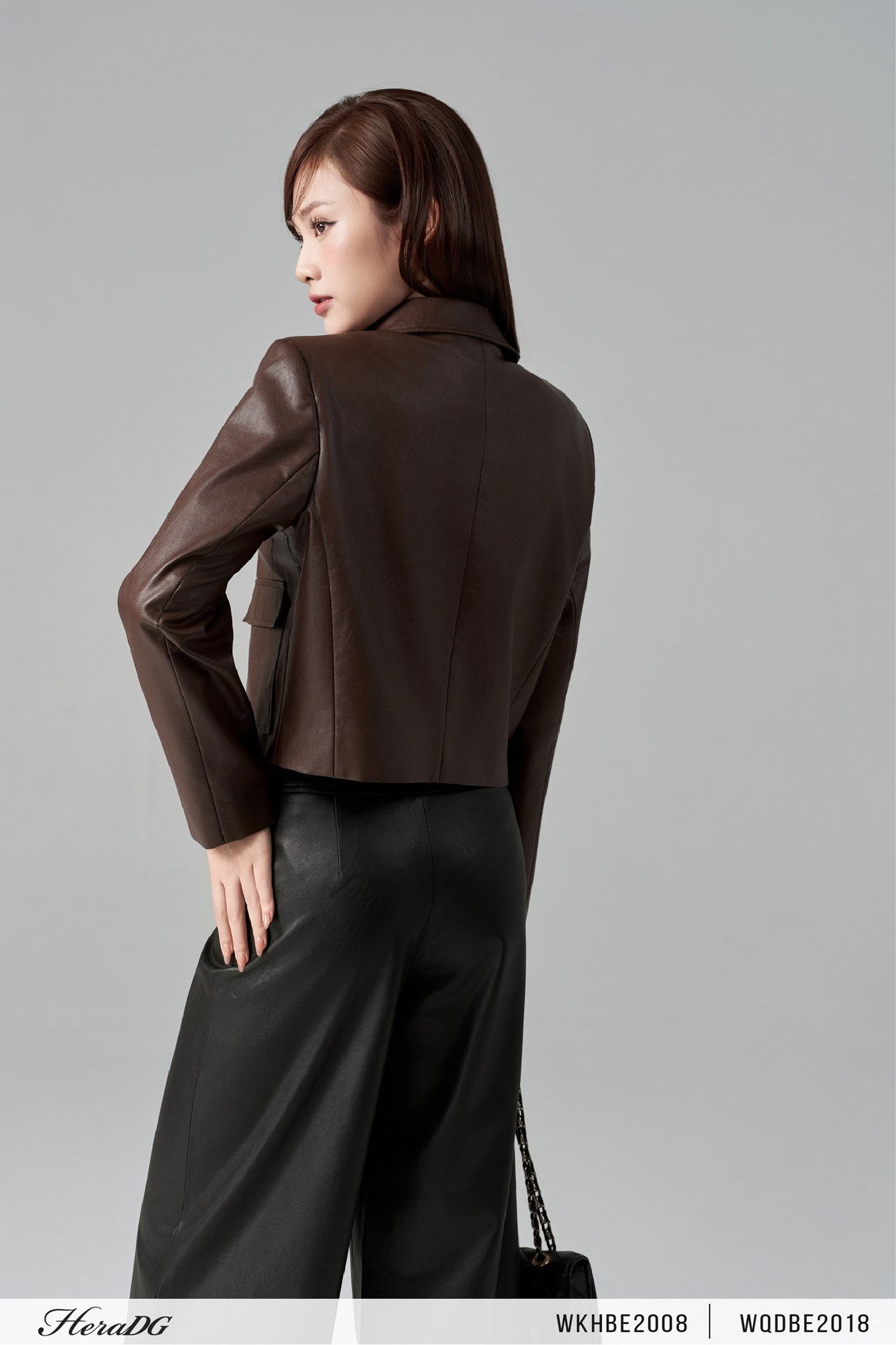 Ảnh của Áo khoác da dáng ngắn